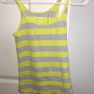 women’s old navy striped tank